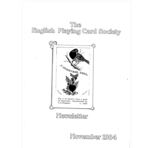 EPCS November 1984 Newsletter EPCS November 1984 Newsletter