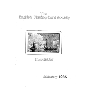 EPCS January 1985 Newsletter EPCS January 1985 Newsletter