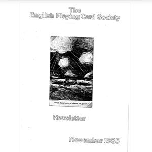 EPCS November 1985 Newsletter EPCS November 1985 Newsletter