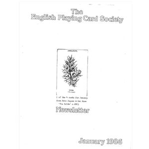 EPCS January 1986 Newsletter EPCS January 1986 Newsletter
