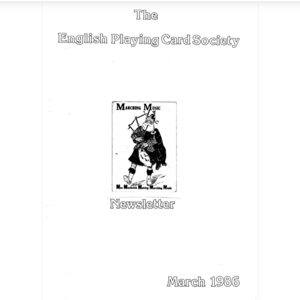 EPCS March 1986 Newsletter EPCS March 1986 Newsletter