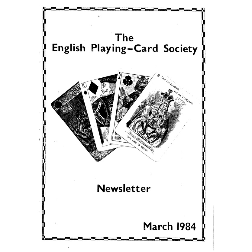 EPCS March 1984 Newsletter cover