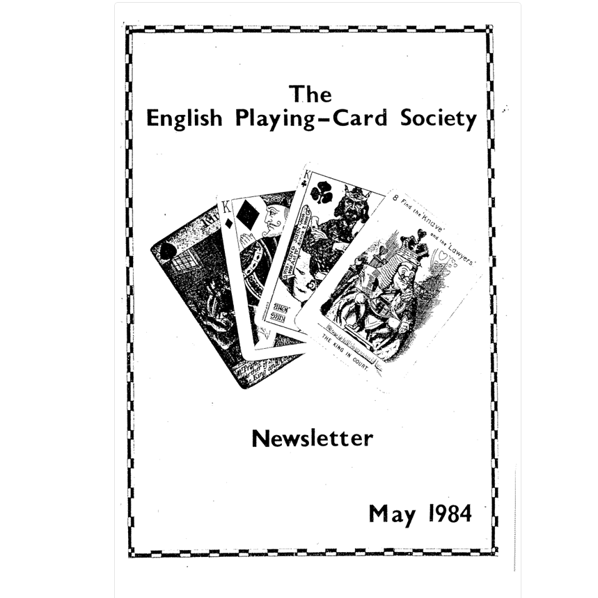 EPCS May 1984 Newsletter cover