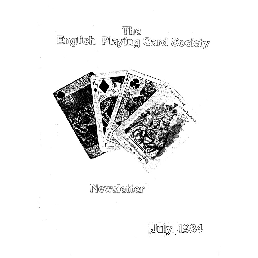 EPCS July 1984 Newsletter cover